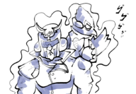 2boys artist:unknown captain_falcon f-zero falco_lombardi jojo's_bizarre_adventure parody star_fox // 891x616 // 205KB