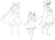 3girls altina_orion arashi_spring artist:unknown eiyuu_densetsu legend_of_heroes maid_outfit nanako_dojima persona persona_4 scarlet_nexus // 3146x2294 // 1.8MB