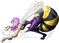 1boy 1girl artist:unknown darkstalkers q-bee // 1372x998 // 755KB