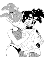 artist:xiceowl frottage goth inkling penis splatoon trap // 1225x1575 // 438KB