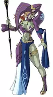1girl artist:angelsbestrace cia colored fusion hyrule_warriors oracle_of_ages the_legend_of_zelda veran // 788x1447 // 601KB