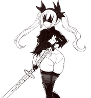 1girl cosplay hyperdimension_neptunia nier_automata noire yorha_no._2_type_b // 1100x1187 // 425KB