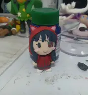 artist:bupiti chibi eyepatch hoodie mirai sculpture senran_kagura // 1021x1100 // 83KB