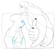 1girl abandoned ass dahlia looking_at_viewer tail thumbs_up xenoblade_chronicles_2 // 1167x1025 // 71KB