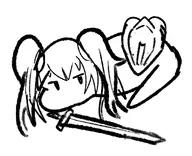 1girl artist:strugglingquota fire_emblem fire_emblem_heroes monochrome severa sketch tagme tsuchinoko // 1292x1049 // 223KB