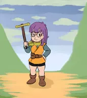 1girl arale artist:goseb90 chrono_trigger cosplay dr_slump lucca // 900x1011 // 649KB