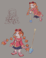 1girl artist:wapcum gurumin gurumin_a_monstrous_adventure // 2128x2669 // 1.7MB