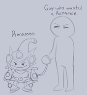 1boy 1girl artist:unknown digimon grin leash parody ranamon // 1980x2144 // 911KB