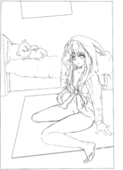 1girl artist:unknown bottomless cellphone neo_the_world_ends_with_you shoka_sakurane the_world_ends_with_you // 2022x2783 // 857KB