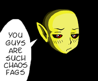 1boy artist:gusgux blush colored frown head parody reaction_image red_eyes shin_megami_tensei simple_background smt yhvh you_guys_are_such_fags // 730x610 // 13KB