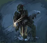 colored death halo halo_odst odst // 1273x1152 // 989KB