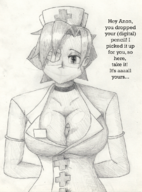 1girl artist:unknown breasts nurse pencil skullgirls traditional_medium valentine // 838x1134 // 2.0MB
