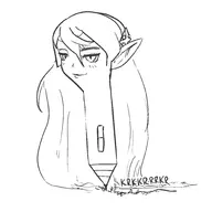 1girl artist:piopoi corrin fire_emblem pen pointy_ears what // 2000x2000 // 509KB