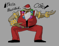 1boy artist:unknown christmas elvis god_hand santa_outfit text // 1257x990 // 62KB