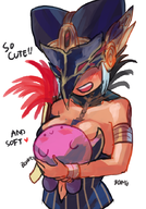 artist:noodle cia hyrule_warriors kirby kirby_(series) the_legend_of_zelda // 615x880 // 399KB