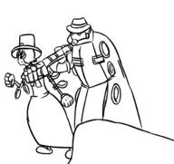 1boy 1girl big_band meme peacock punch skullgirls // 661x623 // 125KB