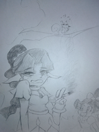 2girls artist:chrisfantasy lip panel_de_pon smoking squirrel thiana weed // 1560x2080 // 4.0MB