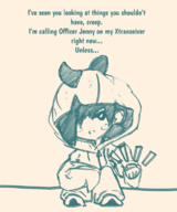 1girl artist:strugglingquota kigurumi pokemon ralts text // 646x777 // 223KB