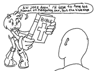 1boy 1girl amy_rose artist:unknown bible book furry sonic_(series) text // 731x543 // 97KB