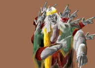 1boy artist:unknown elden_ring godrick_the_grafted meme patrick_bateman pointing reaction_image // 4500x3200 // 3.7MB