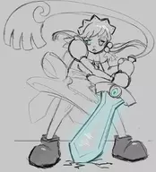 arcana_heart arcana_heart_3 crossover fiona_mayfield honedge pokemon possessed // 950x1050 // 336KB