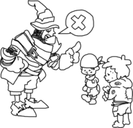 3boys adelbert_steiner artist:rider bandana brigand final_fantasy_(series) final_fantasy_ix lineart sad speech_bubble square_enix thief // 709x682 // 141KB