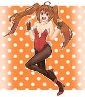 artist:techsupportdog bunny_suit cleavage colored estelle_bright sora_no_kiseki the_legend_of_heroes trails_in_the_sky // 871x1000 // 456KB