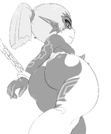 artist:jadf ass chain dat_ass imp midna pov_ass the_legend_of_zelda twilight_princess wide_hips // 950x1150 // 199KB