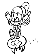 artist:anaugi chibi metroid metroid_(species) samus_aran tagme // 571x737 // 92KB