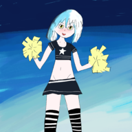 1girl artist:unknown cheerleader_outfit devil_summoner nemissa // 2048x2048 // 2.7MB