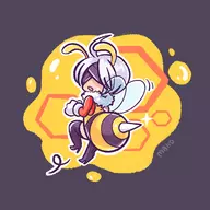 1girl artist:mako bee_mushroom bee_suit nier nier_automata yorha_no._2_type_b // 1200x1200 // 279KB