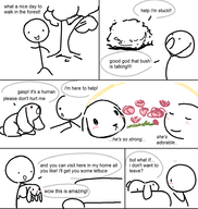 1girl animal artist:classyfren blush bunny comic dialogue feral human rabbit romantic speech_bubble stick_figure text text_dialogue // 904x954 // 120KB