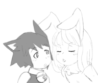 catboy kiss kumatanchi neko-kun rabi-tan // 700x590 // 102KB