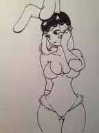 bunny_suit ink_drawing odin_sphere playboy_bunny traditional_medium vanillaware velvet // 750x1000 // 472KB