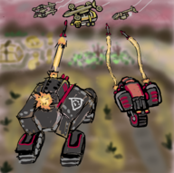 aircraft artist:runebrave building buildings colored command_and_conquer helicopter missile mod pew_pew simple_background tank tiberian_dawn tiberium vehicle // 1287x1282 // 1.5MB