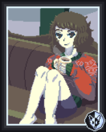 artist:yuushiopixels christmas_sweater mug persona persona_5 persona_5_royal pixel_art sadayo_kawakami // 528x656 // 11KB