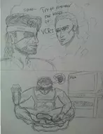 artist:gelfox comic metal_gear_solid parody text the_boss traditional_medium vcr // 1200x1564 // 152KB