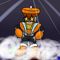 artist:neopolis bling colored fog mega_man_(series) mm3 text top_man // 1200x1200 // 727KB