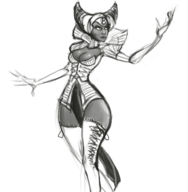 dragon_age inquisition monochrome sketch vivienne // 928x950 // 368KB