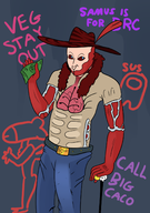 1boy artist:scorndude colored parody pimp scorn scorn_guy text // 1060x1507 // 584KB