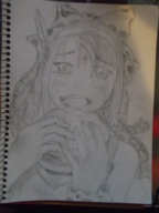 burger crying eating la-mulana monochrome mulbruk sketch // 1440x1920 // 3.2MB