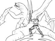 anal artist:methados ass bestiality evolve feral giantess grabbing_tail huge_ass monster_girl sex wraith // 2984x2216 // 297KB