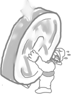 1boy artist:rider coin gloves hat money monochrome mustache overalls super_mario wario // 383x507 // 83KB