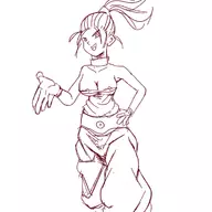 chrono_trigger cleavage marle monochrome nipples // 700x700 // 196KB