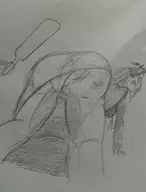 1girl artist:unknown midna midna_(true_form) spanking the_legend_of_zelda traditional_medium twilight_princess whipped // 479x630 // 214KB