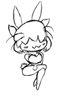 1girl artist:bad-draw dust_bunny personification spiral_knights // 417x602 // 101KB