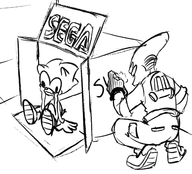 2boys artist:unknown bomb_rush_cyberfunk sonic_(series) sonic_the_hedgehog // 2269x2058 // 1.8MB