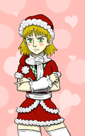 colored morrigan parsee_mizuhashi santa_costume touhou // 500x800 // 244KB