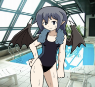 1girl artist:rivierafag background colored riviera_the_promised_land serene swimsuit // 1280x1177 // 1.4MB