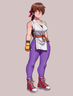 1girl artist:dairenke king_of_fighters solo yuri_sakazaki // 1224x1622 // 439KB